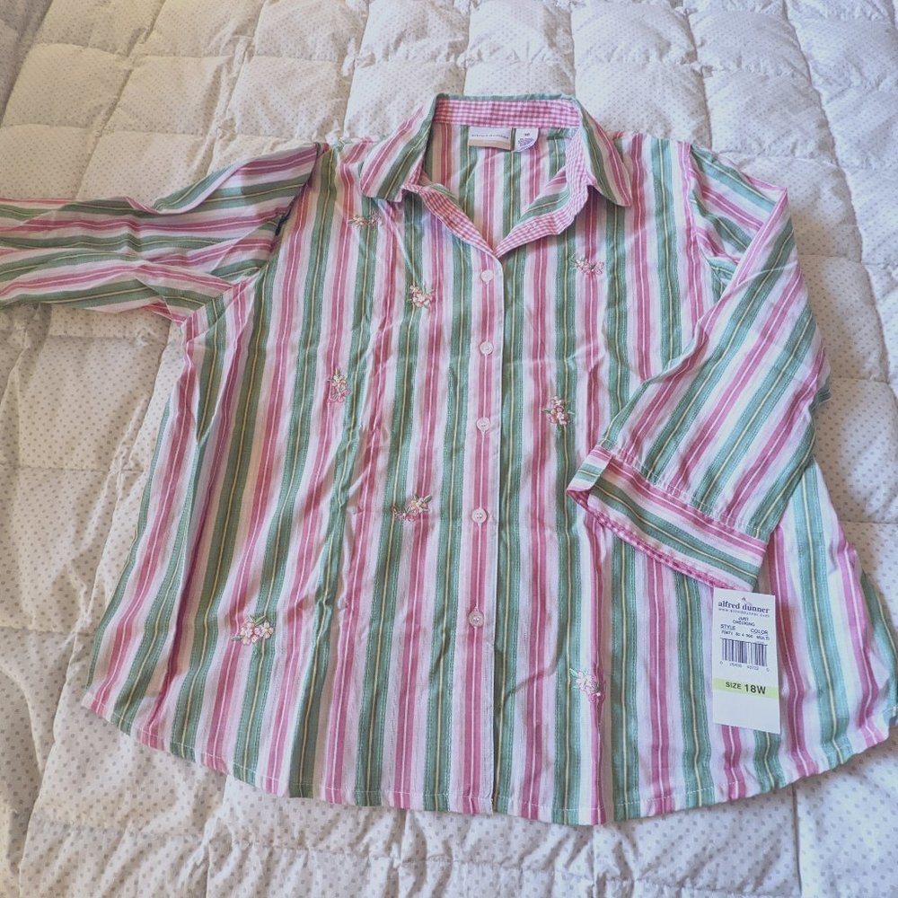 Alfred Dunner 3/4 sleeve blouse